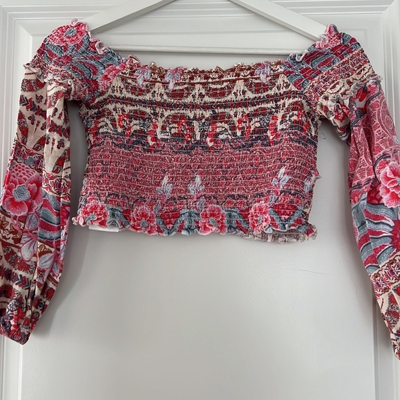 GUESS women floral  crop‎ top - Picture 5 of 6